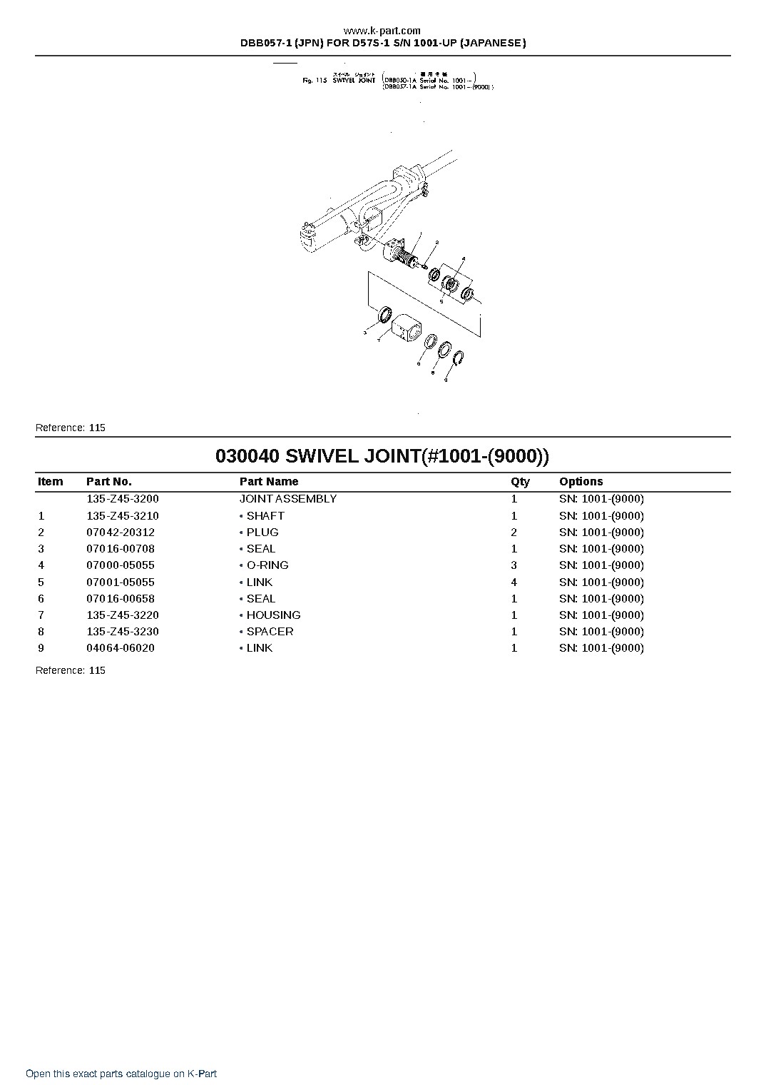 DBB057-1 (JPN) FOR D57S-1 S/N 1001-UP (JAPANESE) – sample page 6