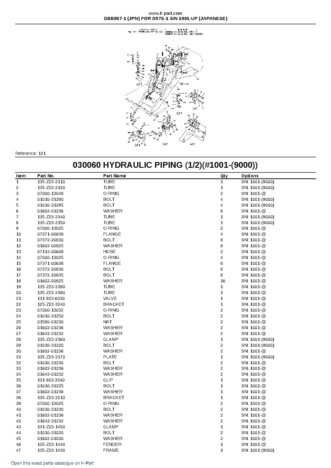 DBB057-1 (JPN) FOR D57S-1 S/N 1001-UP (JAPANESE) – sample page 8