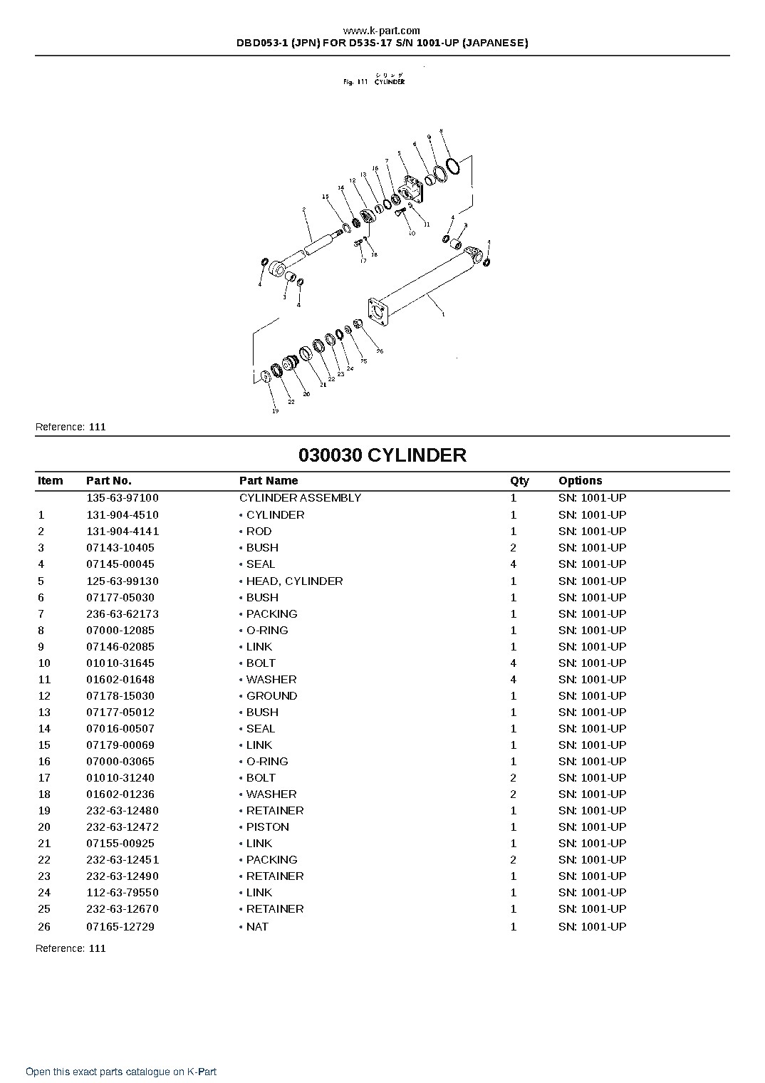 DBD053-1 (JPN) FOR D53S-17 S/N 1001-UP (JAPANESE) – sample page 5