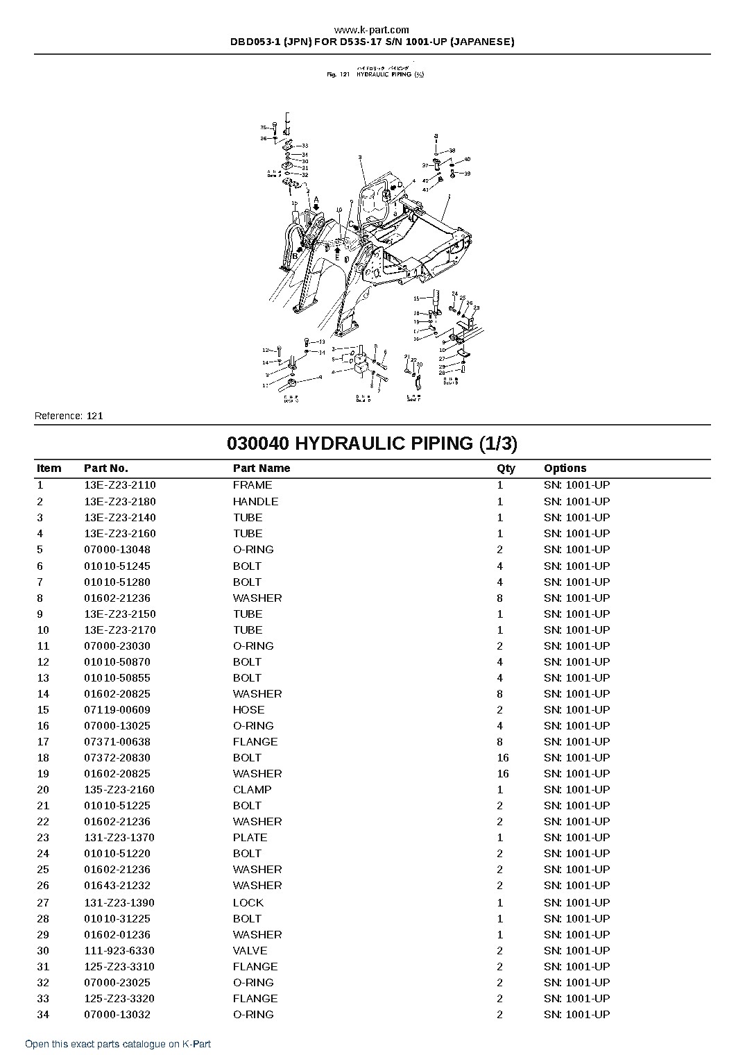 DBD053-1 (JPN) FOR D53S-17 S/N 1001-UP (JAPANESE) – sample page 6