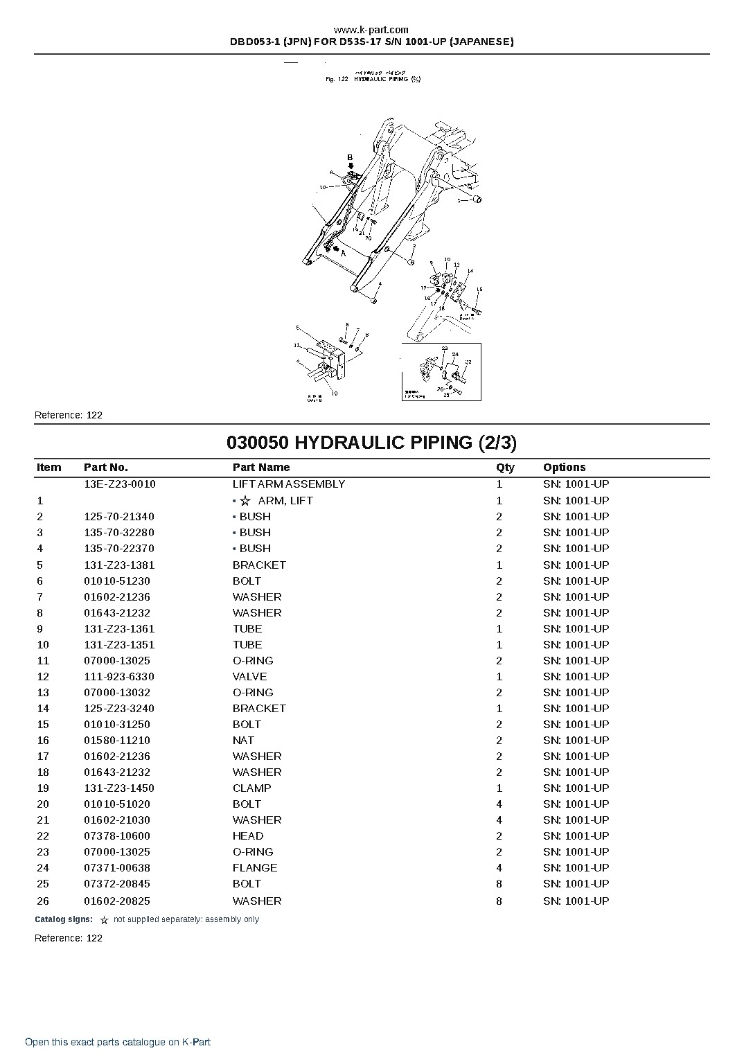 DBD053-1 (JPN) FOR D53S-17 S/N 1001-UP (JAPANESE) – sample page 8