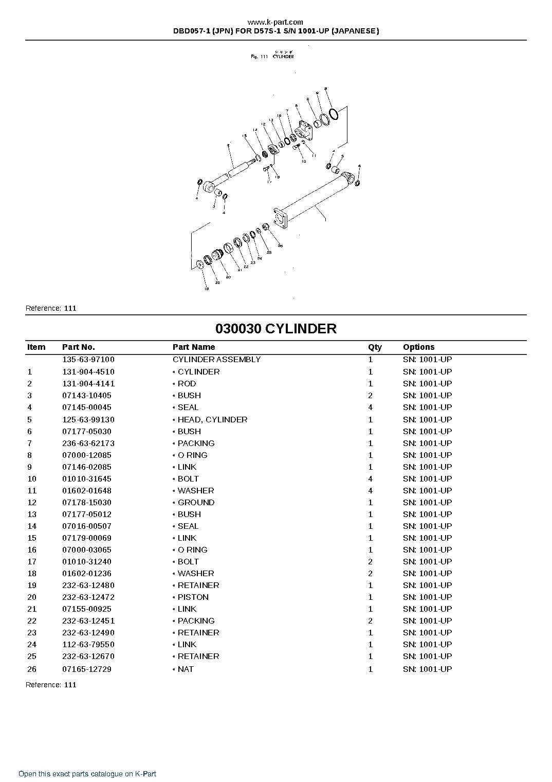 DBD057-1 (JPN) FOR D57S-1 S/N 1001-UP (JAPANESE) – sample page 5