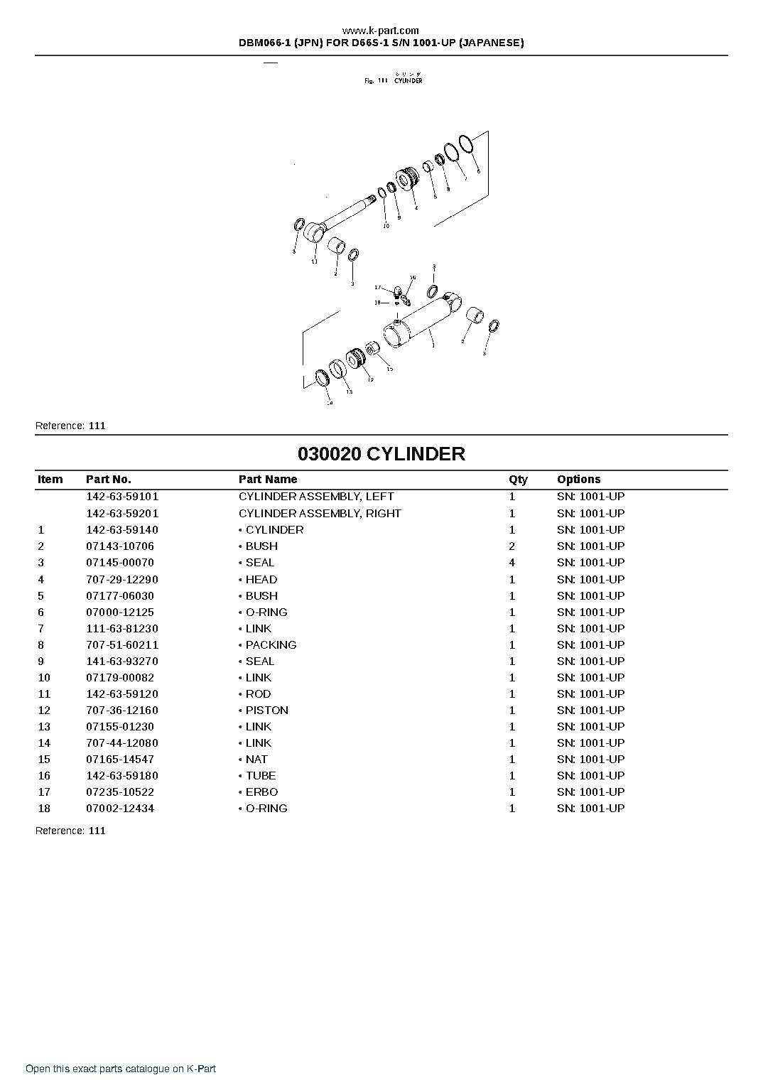 DBM066-1 (JPN) FOR D66S-1 S/N 1001-UP (JAPANESE) – sample page 3