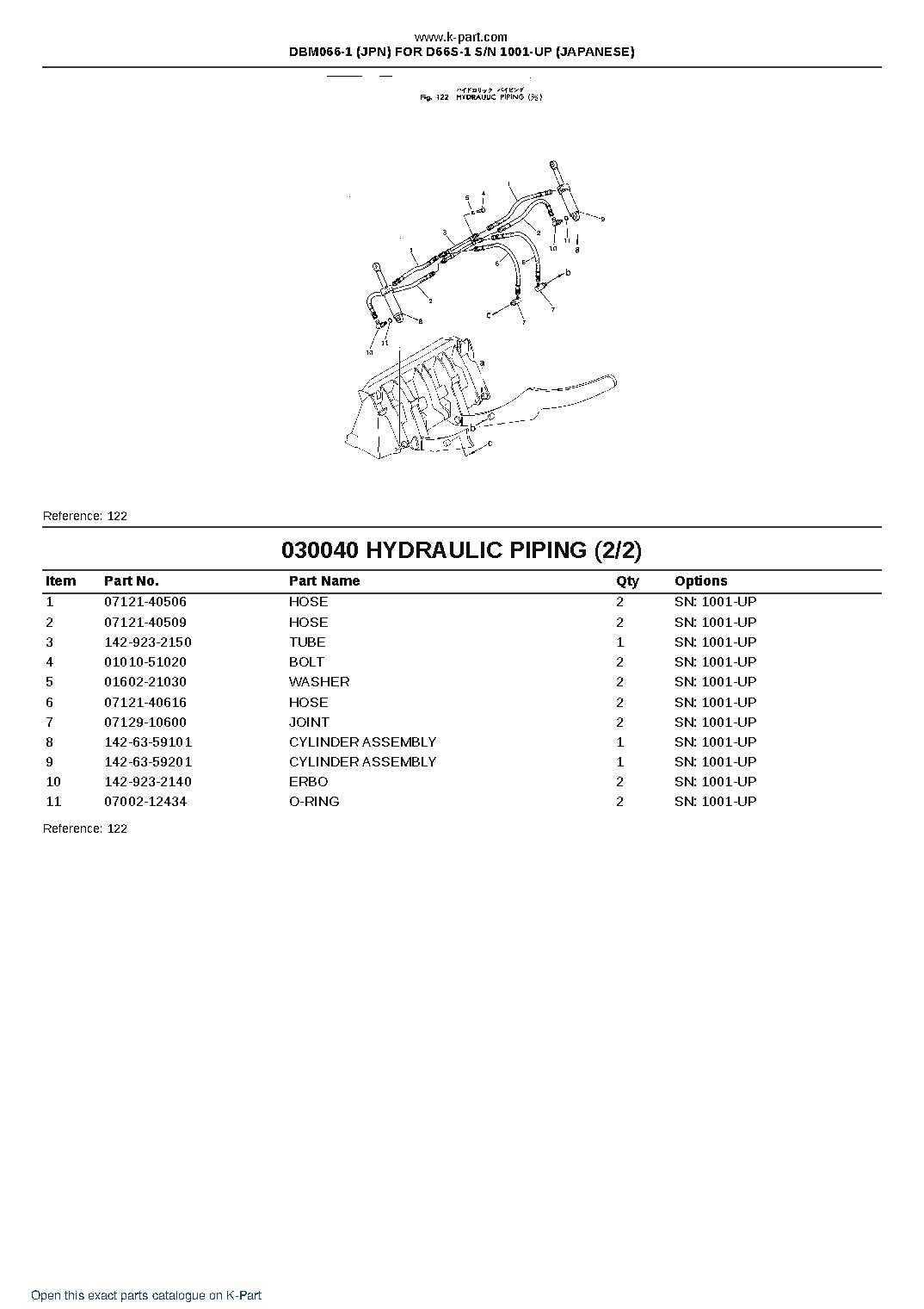 DBM066-1 (JPN) FOR D66S-1 S/N 1001-UP (JAPANESE) – sample page 6