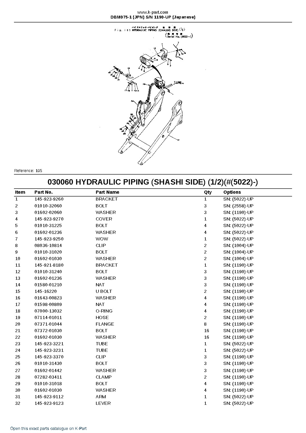 DBM075-1 (JPN)  S/N 1190-UP (Japanese) – sample page 10