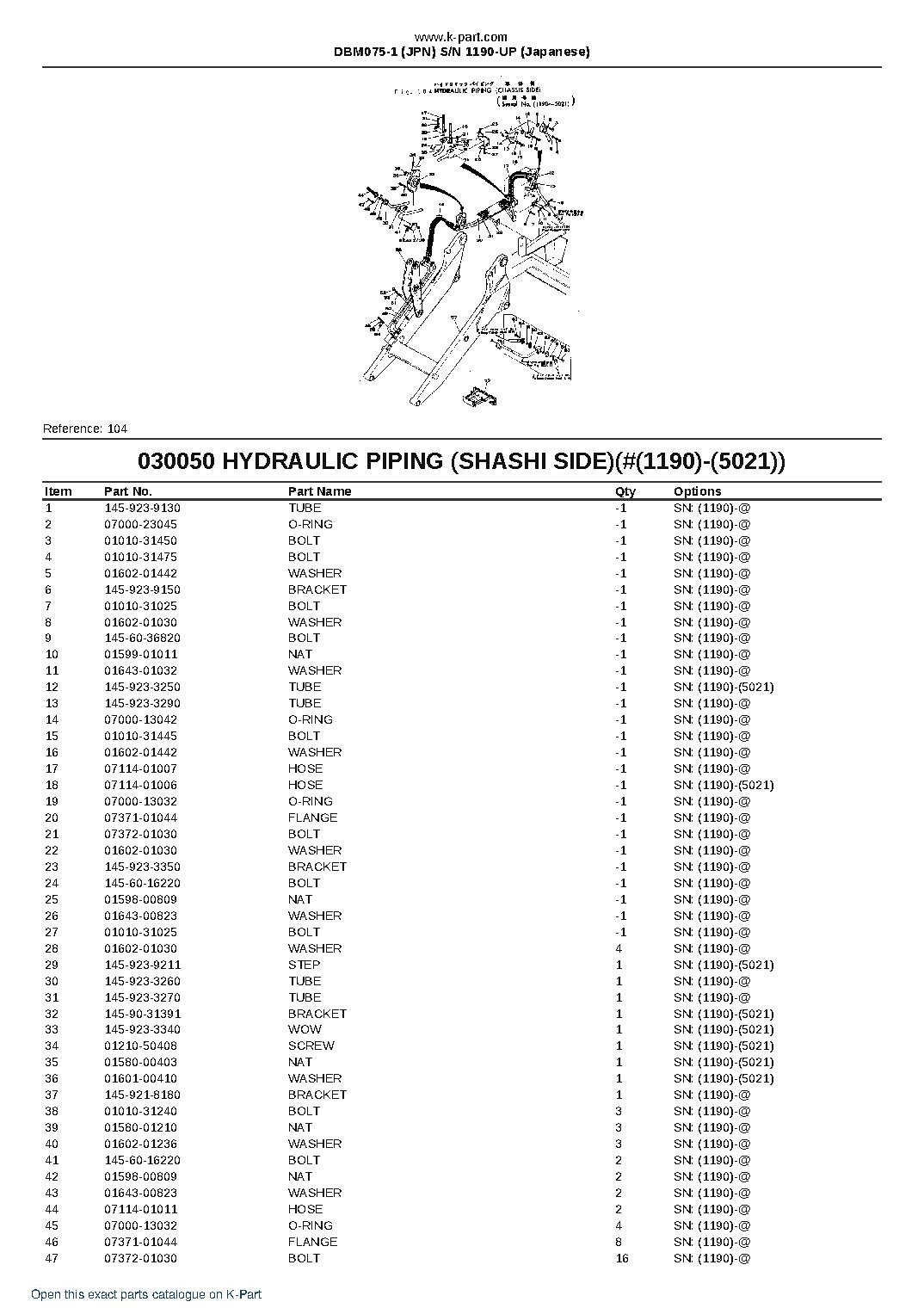 DBM075-1 (JPN)  S/N 1190-UP (Japanese) – sample page 8