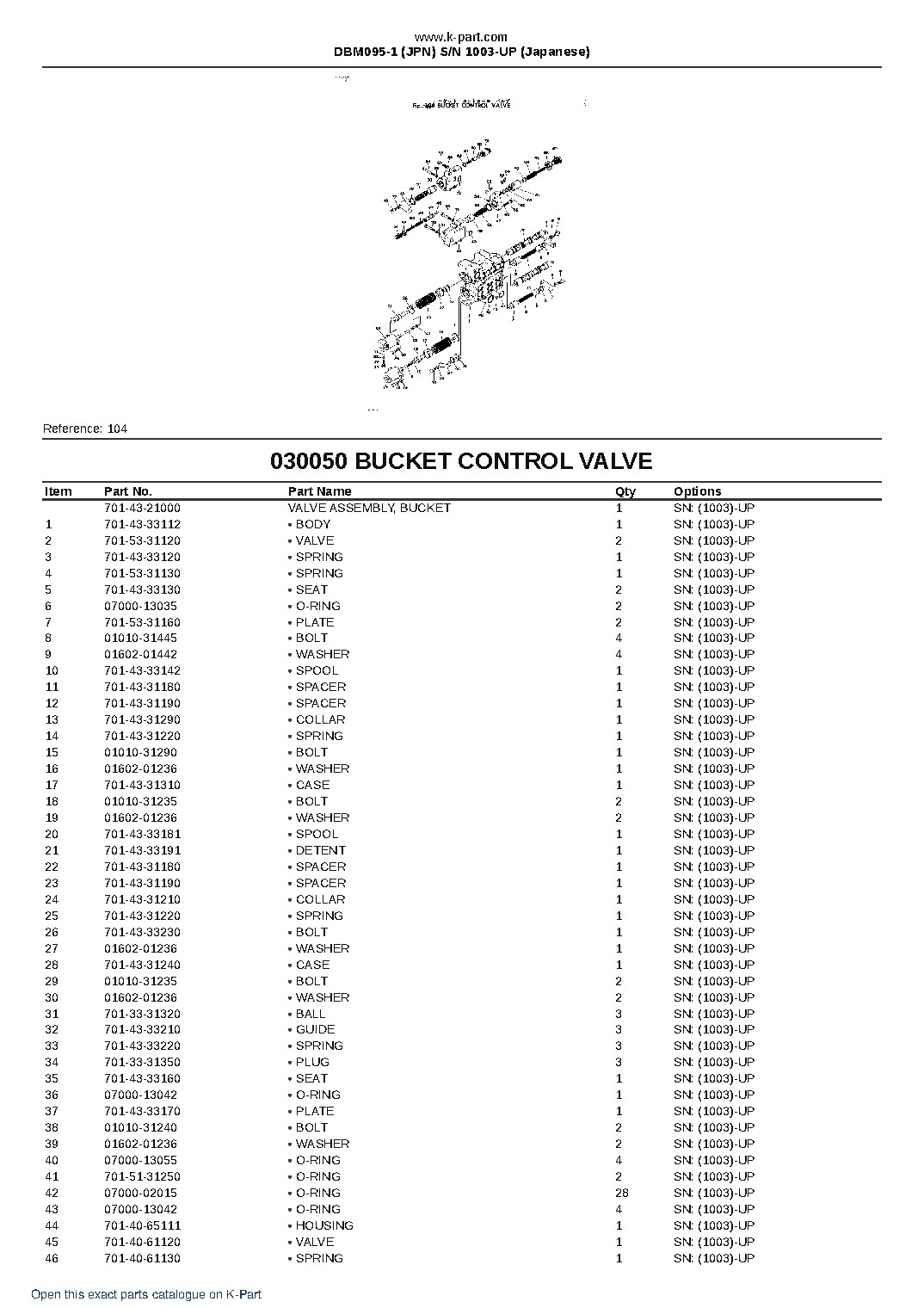 DBM095-1 (JPN)  S/N 1003-UP (Japanese) – sample page 8