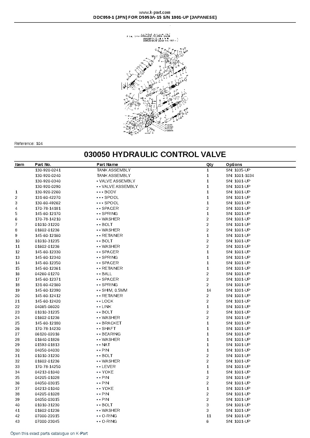 DDC050-1 (JPN) FOR D5053A-15 S/N 1001-UP (JAPANESE) – sample page 10