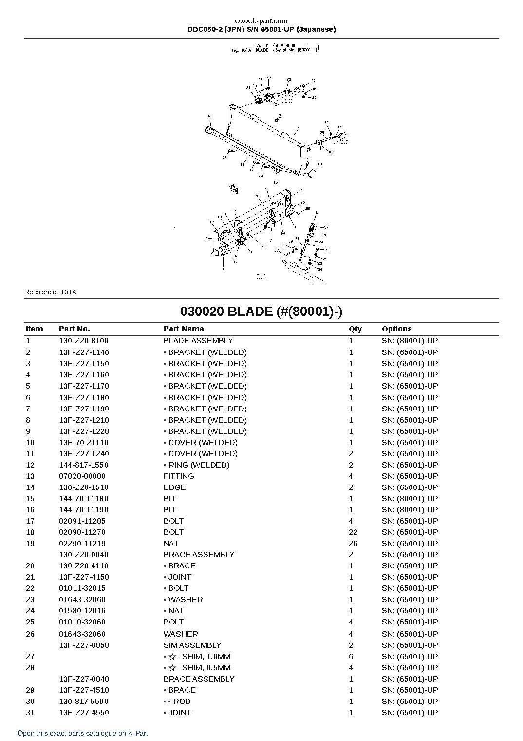 DDC050-2 (JPN)  S/N 65001-UP (Japanese) – sample page 3