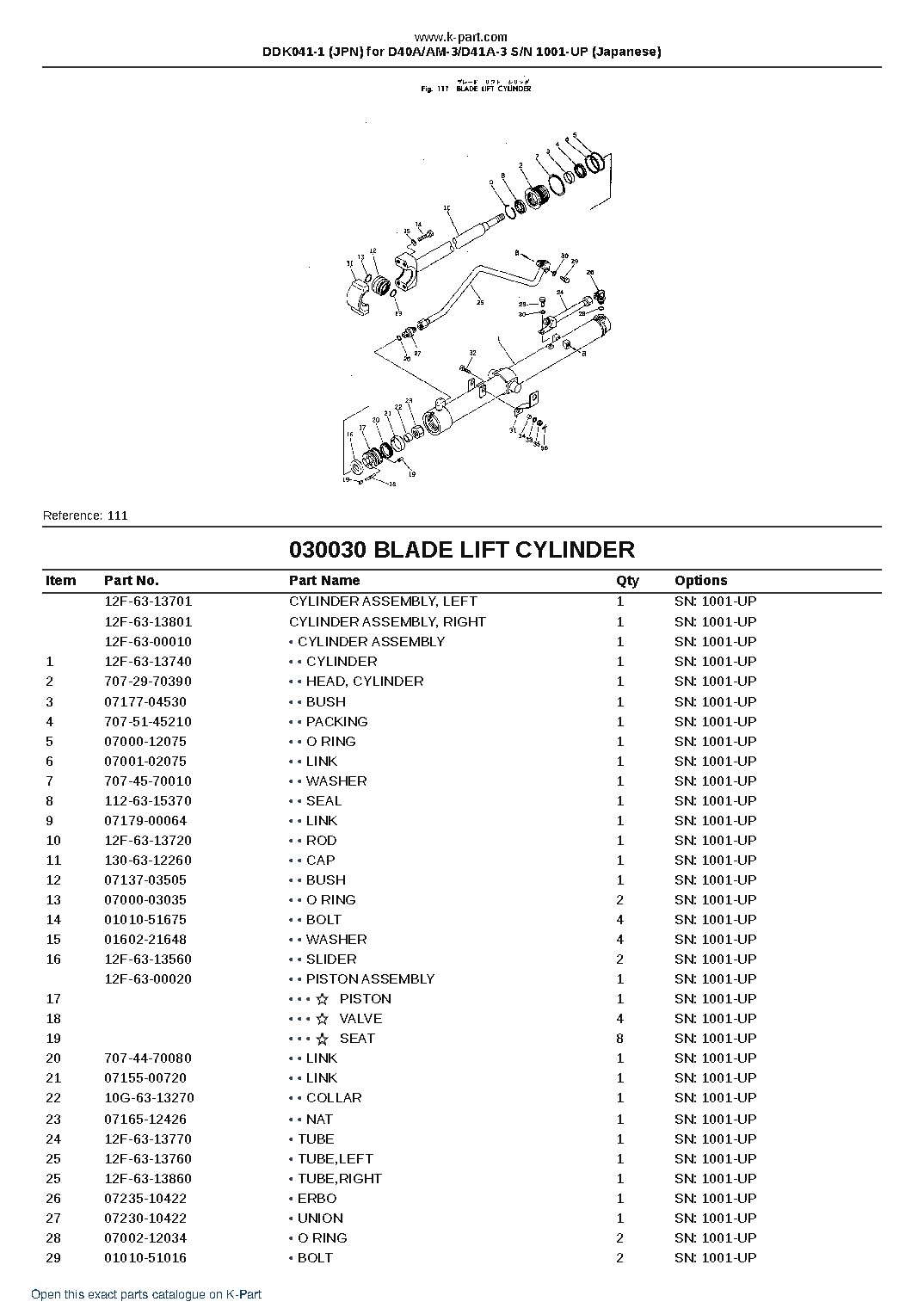 DDK041-1 (JPN) for D40A/AM-3/D41A-3 S/N 1001-UP (Japanese) – sample page 4