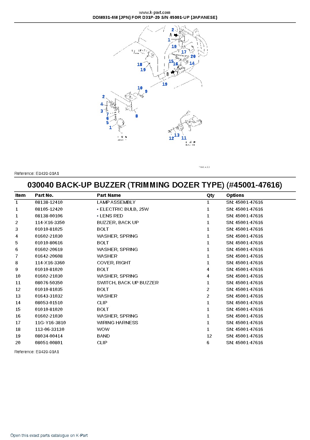DDM031-4M (JPN) FOR D31P-20 S/N 45001-UP (JAPANESE) – sample page 7 DDM031-4M (JPN) FOR D31P-20 S/N 45001-UP (JAPANESE) – sample page 7