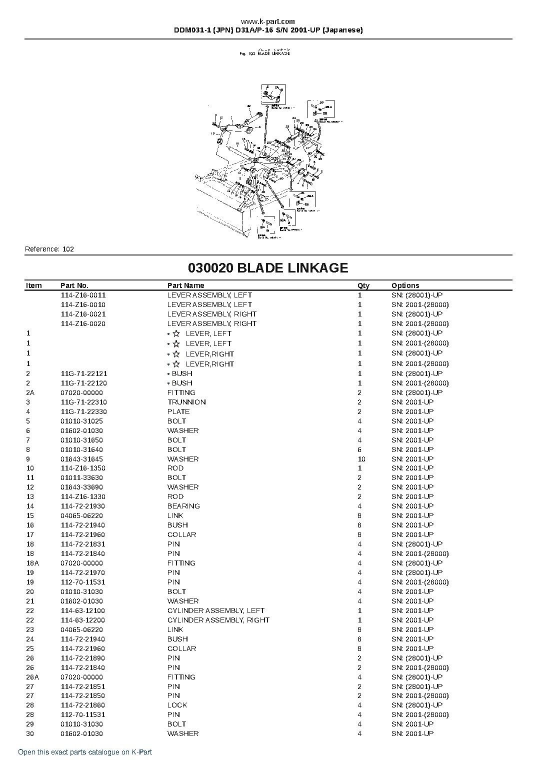 DDM031-1 (JPN) D31A/P-16 S/N 2001-UP (Japanese) – sample page 3 DDM031-1 (JPN) D31A/P-16 S/N 2001-UP (Japanese) – sample page 3