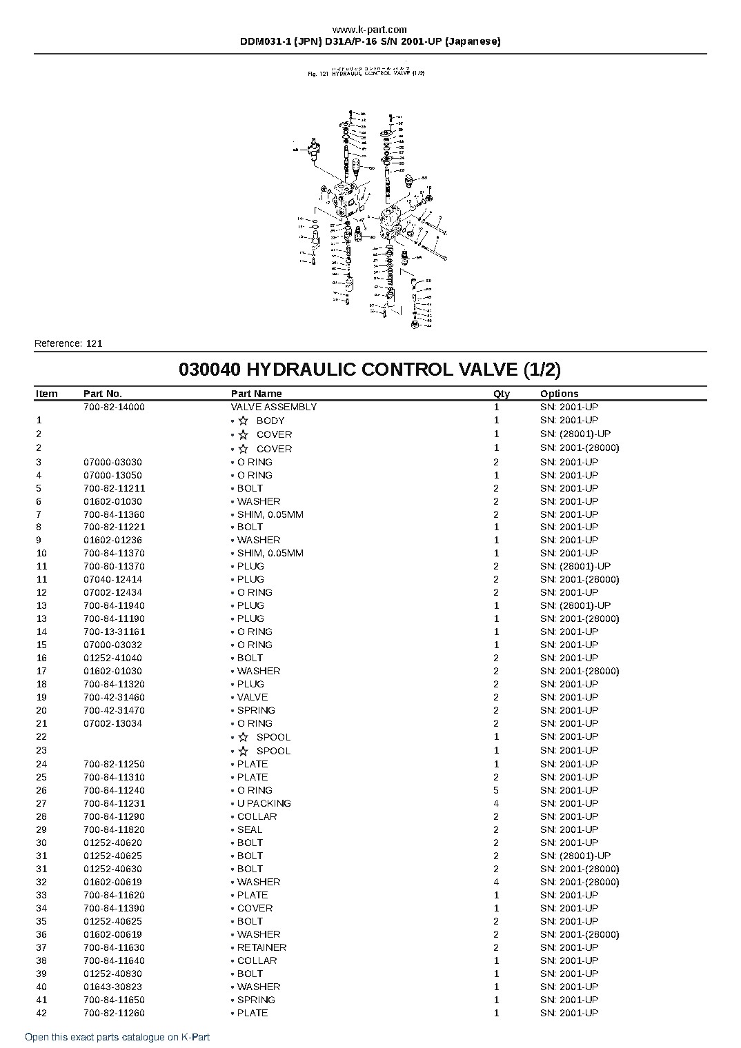 DDM031-1 (JPN) D31A/P-16 S/N 2001-UP (Japanese) – sample page 7 DDM031-1 (JPN) D31A/P-16 S/N 2001-UP (Japanese) – sample page 7