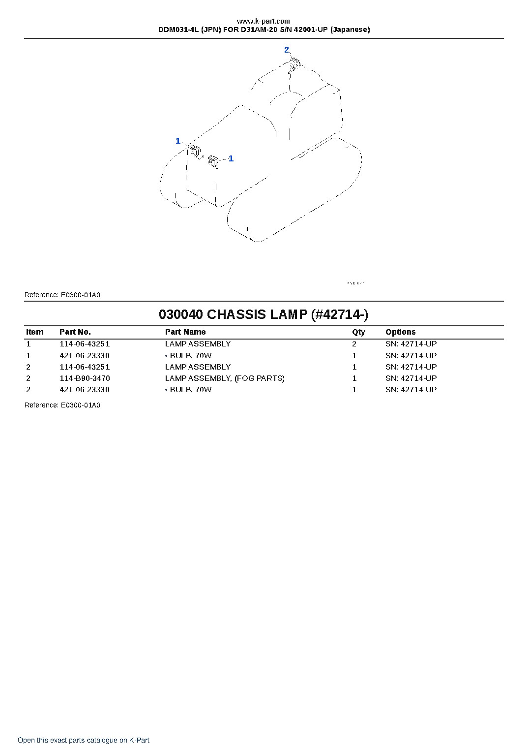 DDM031-4L (JPN) FOR D31AM-20 S/N 42001-UP (Japanese) – sample page 7