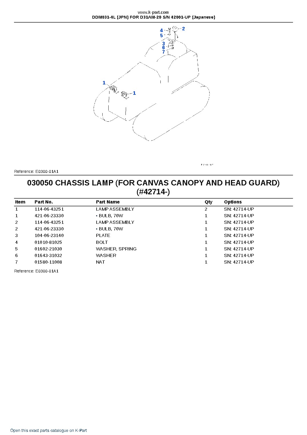 DDM031-4L (JPN) FOR D31AM-20 S/N 42001-UP (Japanese) – sample page 8