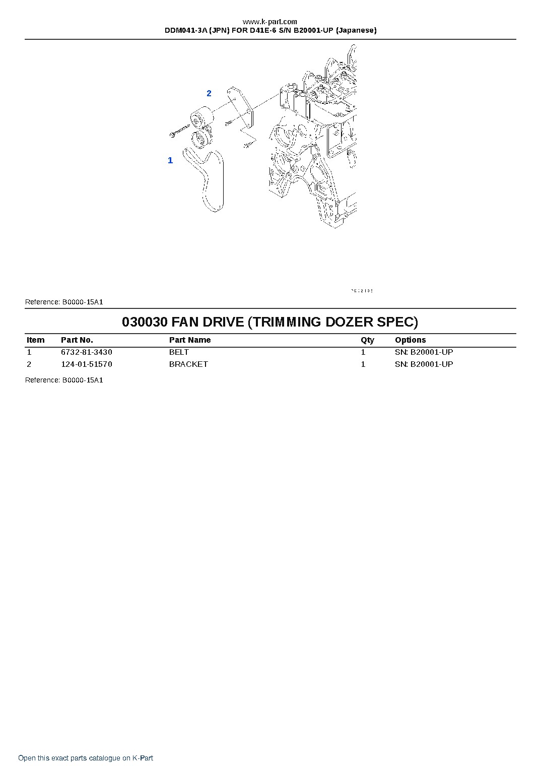 DDM041-3A (JPN) FOR D41E-6 S/N B20001-UP (Japanese) – sample page 3