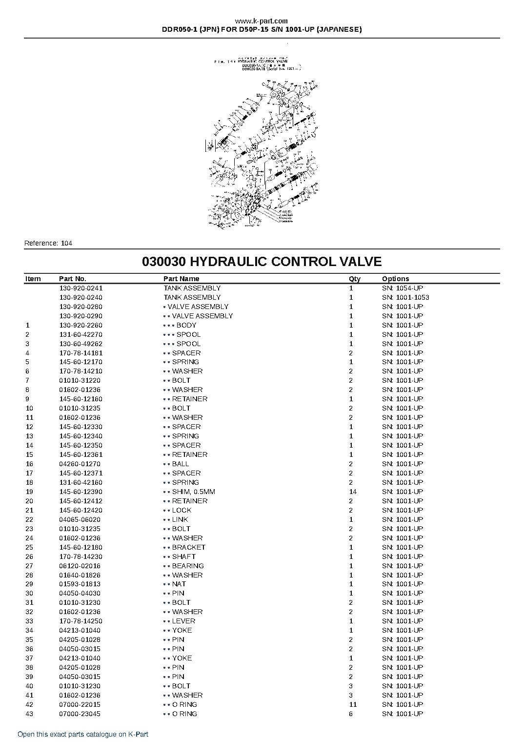 DDR050-1 (JPN) FOR D50P-15 S/N 1001-UP (JAPANESE) – sample page 5