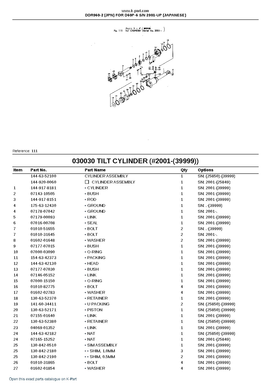 DDR060-2 (JPN) FOR D60P-6 S/N 2001-UP (JAPANESE) – sample page 5
