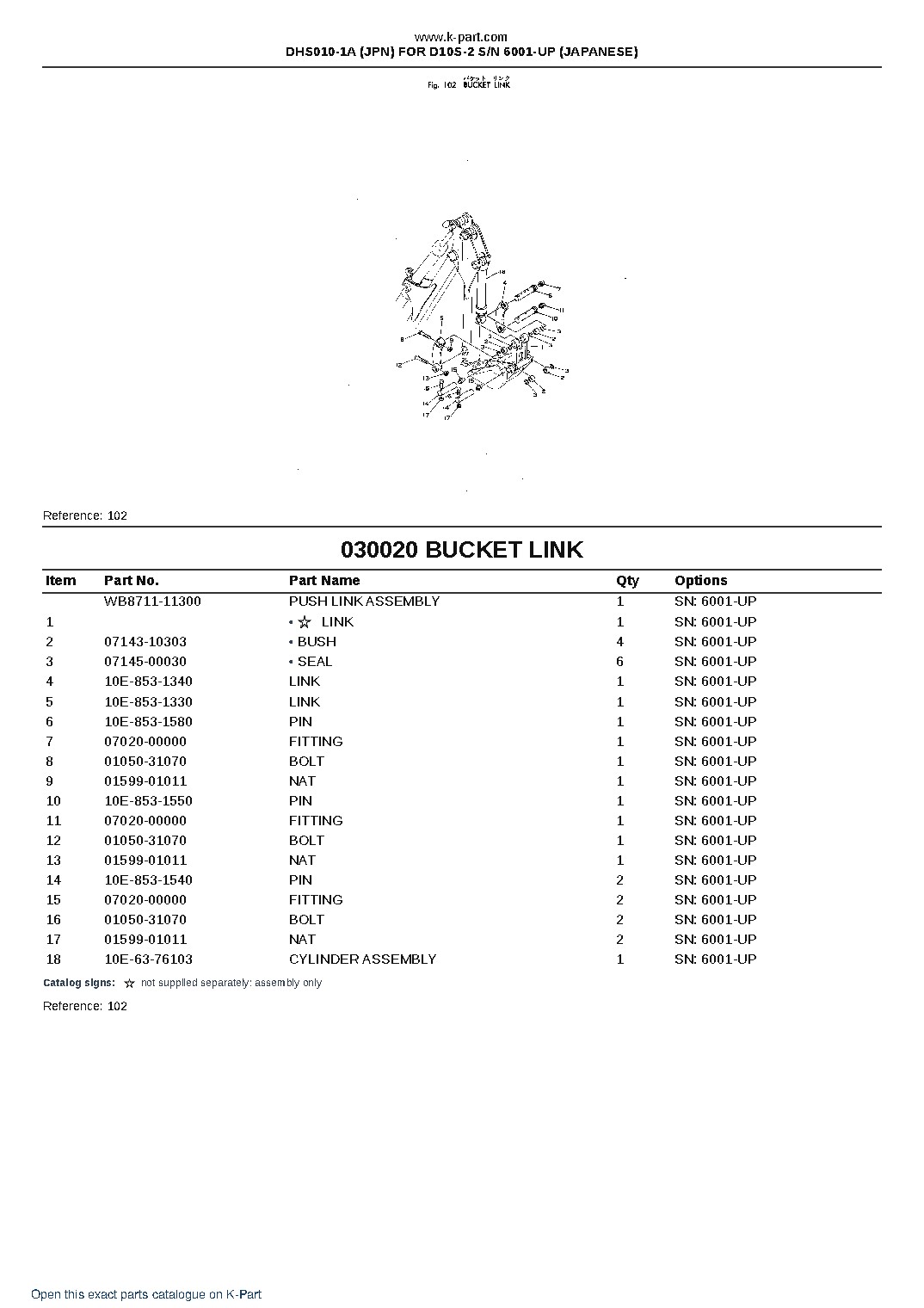 DHS010-1A (JPN) FOR D10S-2 S/N 6001-UP (JAPANESE) – sample page 3