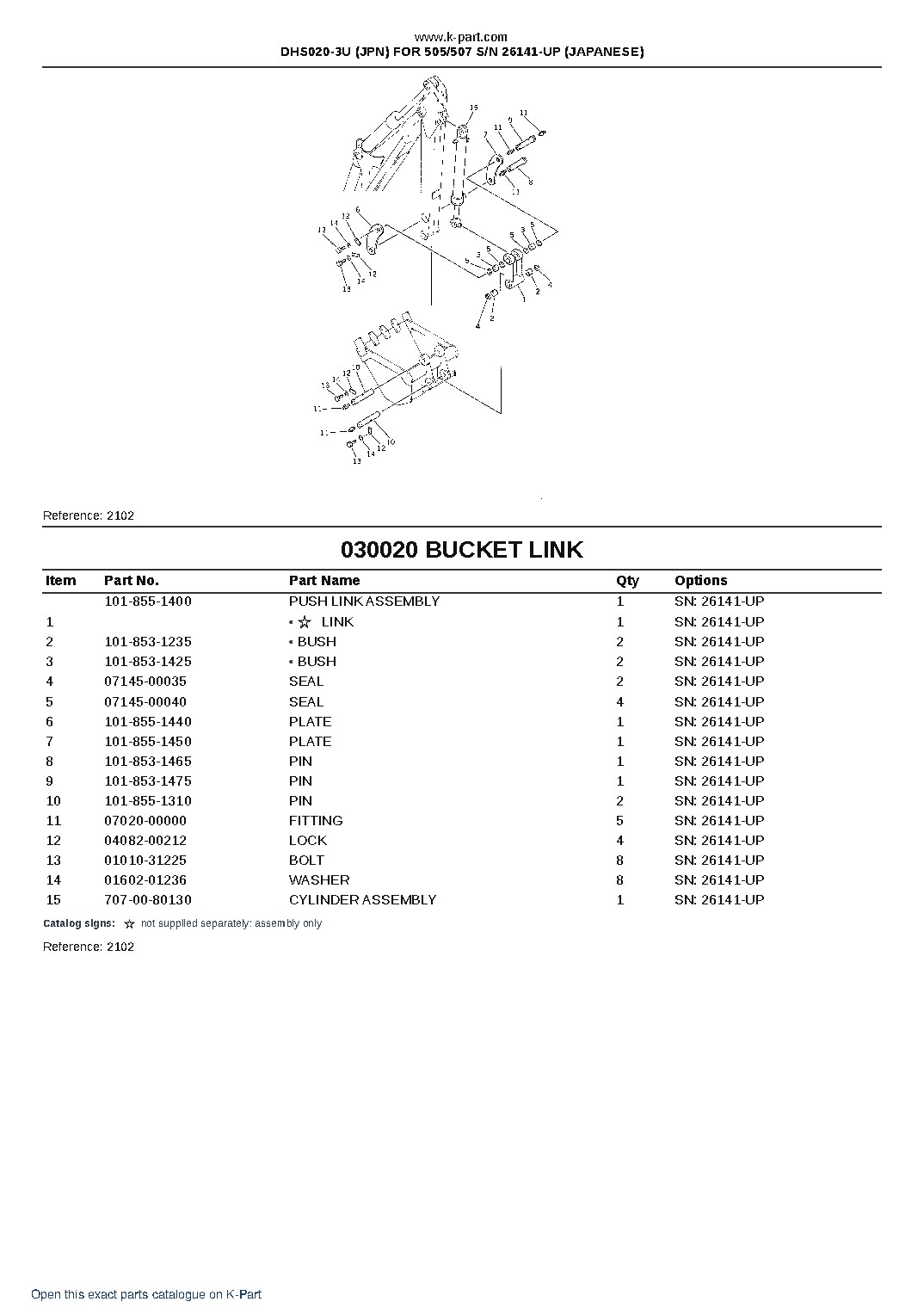 DHS020-3U (JPN) FOR 505/507 S/N 26141-UP (JAPANESE) – sample page 3
