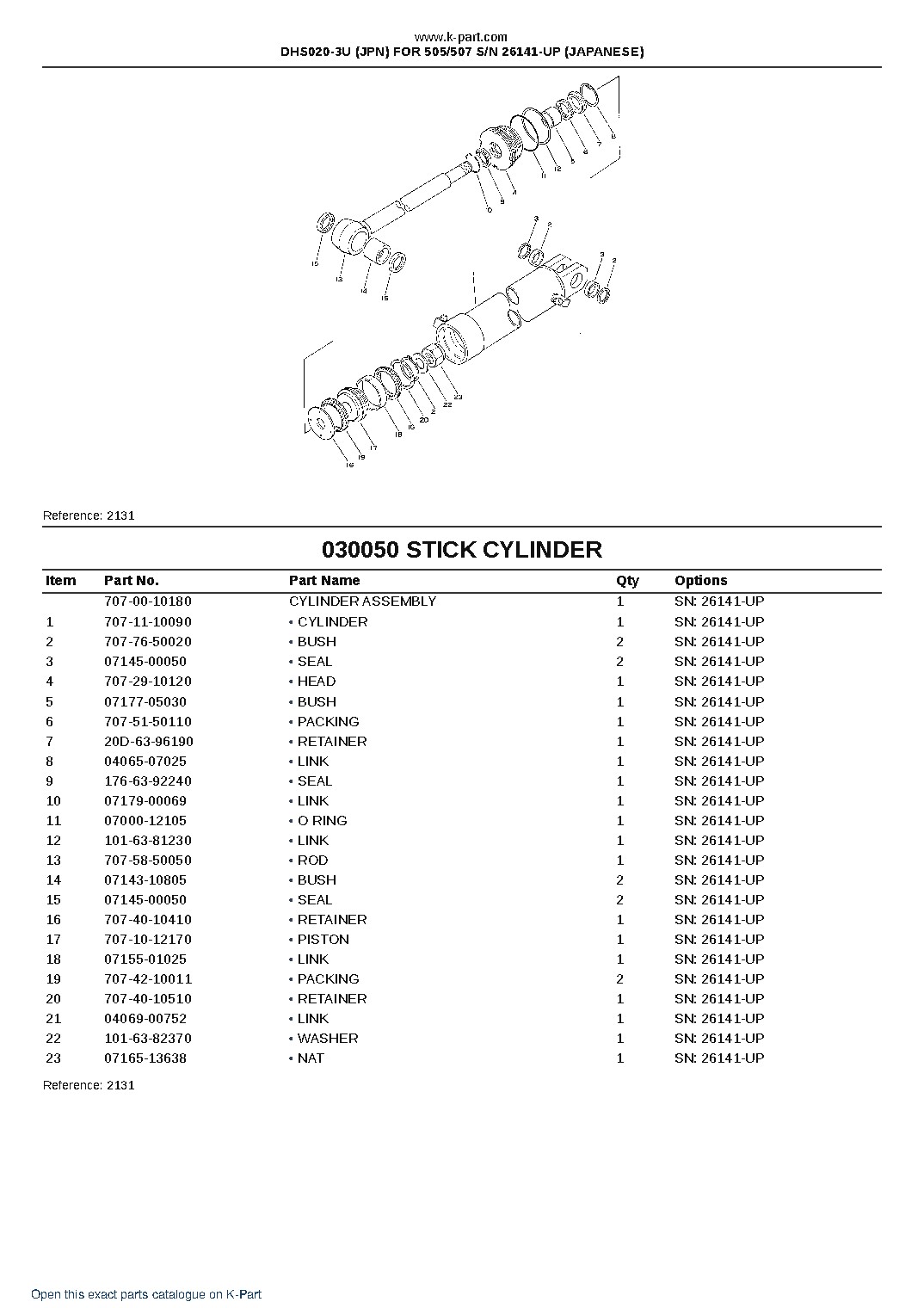 DHS020-3U (JPN) FOR 505/507 S/N 26141-UP (JAPANESE) – sample page 6