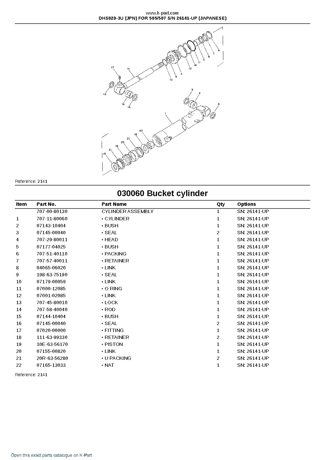 DHS020-3U (JPN) FOR 505/507 S/N 26141-UP (JAPANESE) – sample page 7