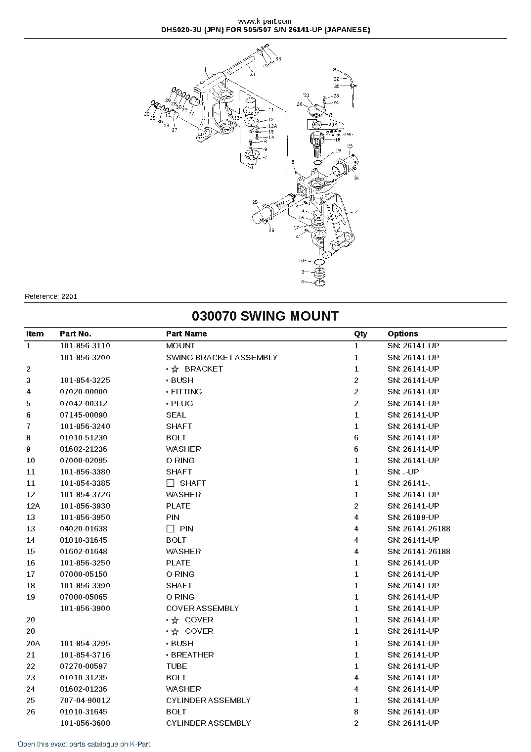 DHS020-3U (JPN) FOR 505/507 S/N 26141-UP (JAPANESE) – sample page 8
