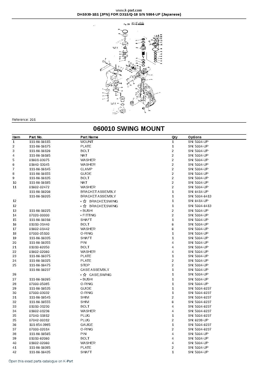 DHS030-1B1 (JPN) FOR D31S/Q-18 S/N 5004-UP (Japanese) – sample page 7