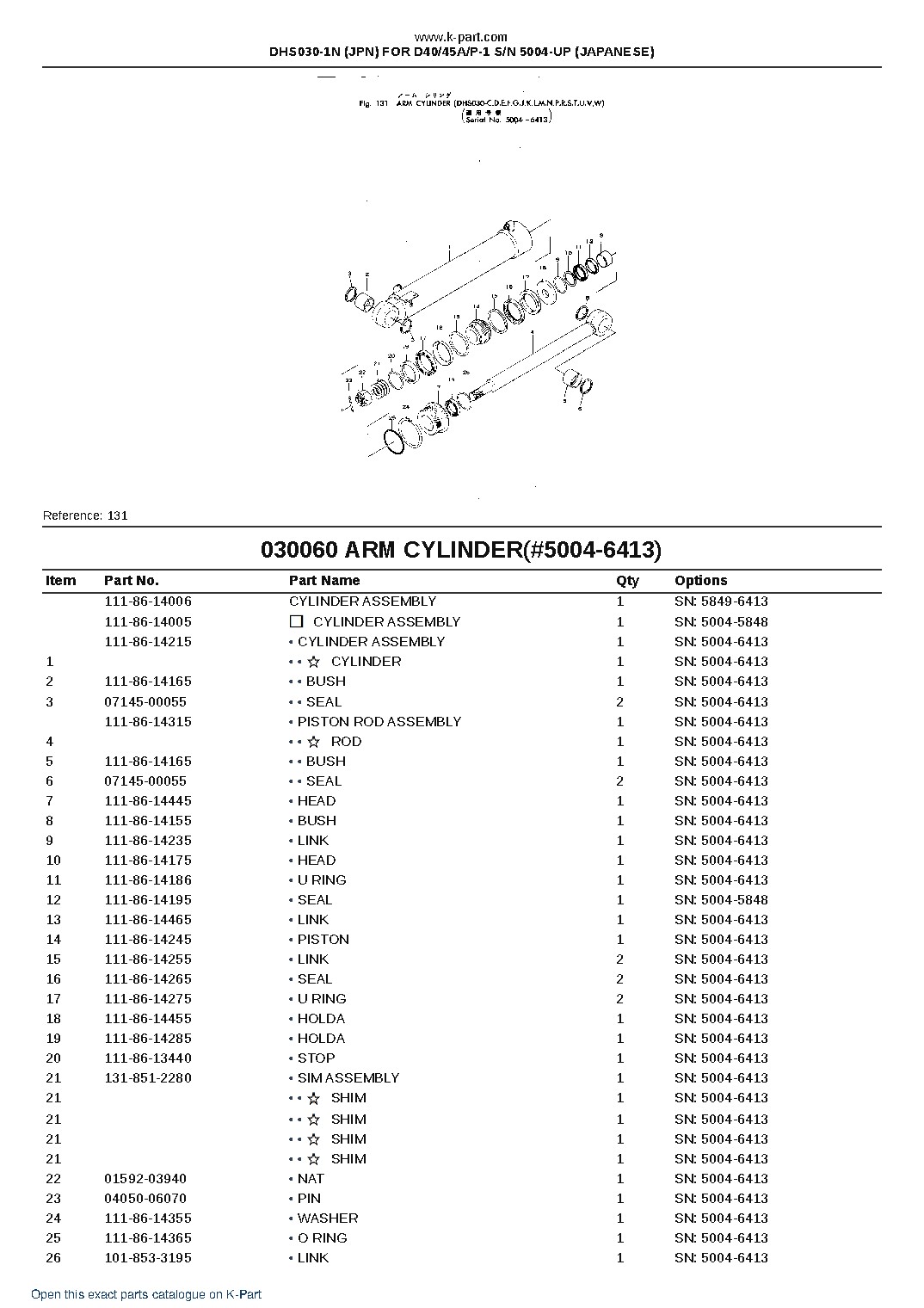 DHS030-1N (JPN) FOR D40/45A/P-1 S/N 5004-UP (JAPANESE) – sample page 9