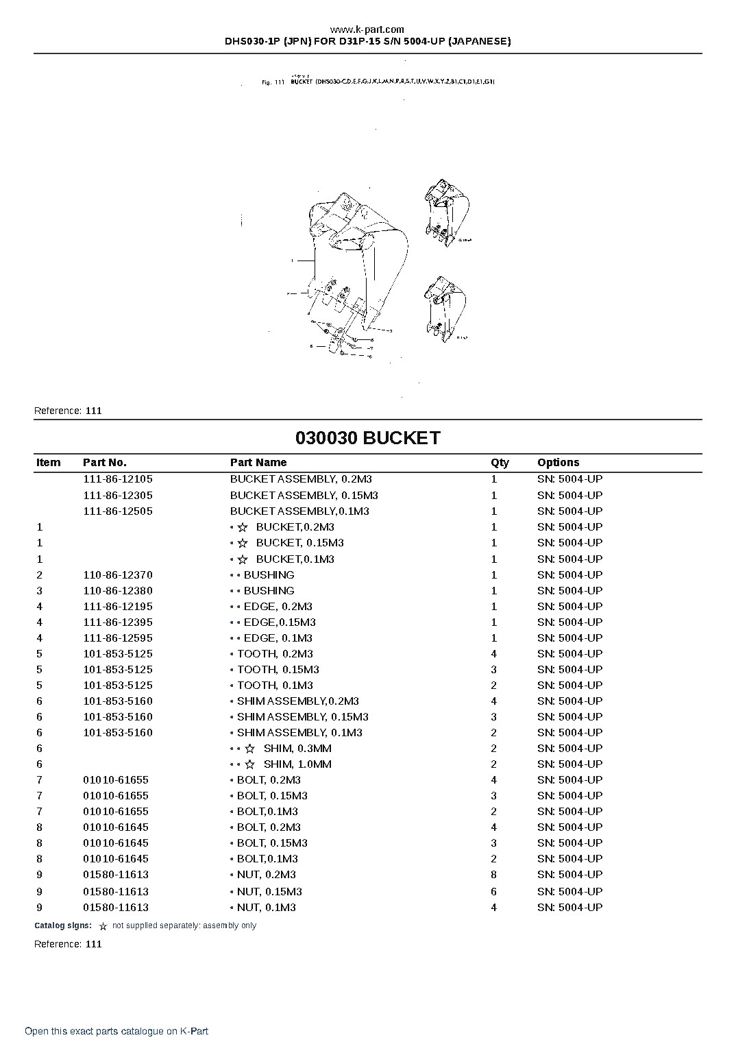 DHS030-1P (JPN) FOR D31P-15 S/N 5004-UP (JAPANESE) – sample page 5