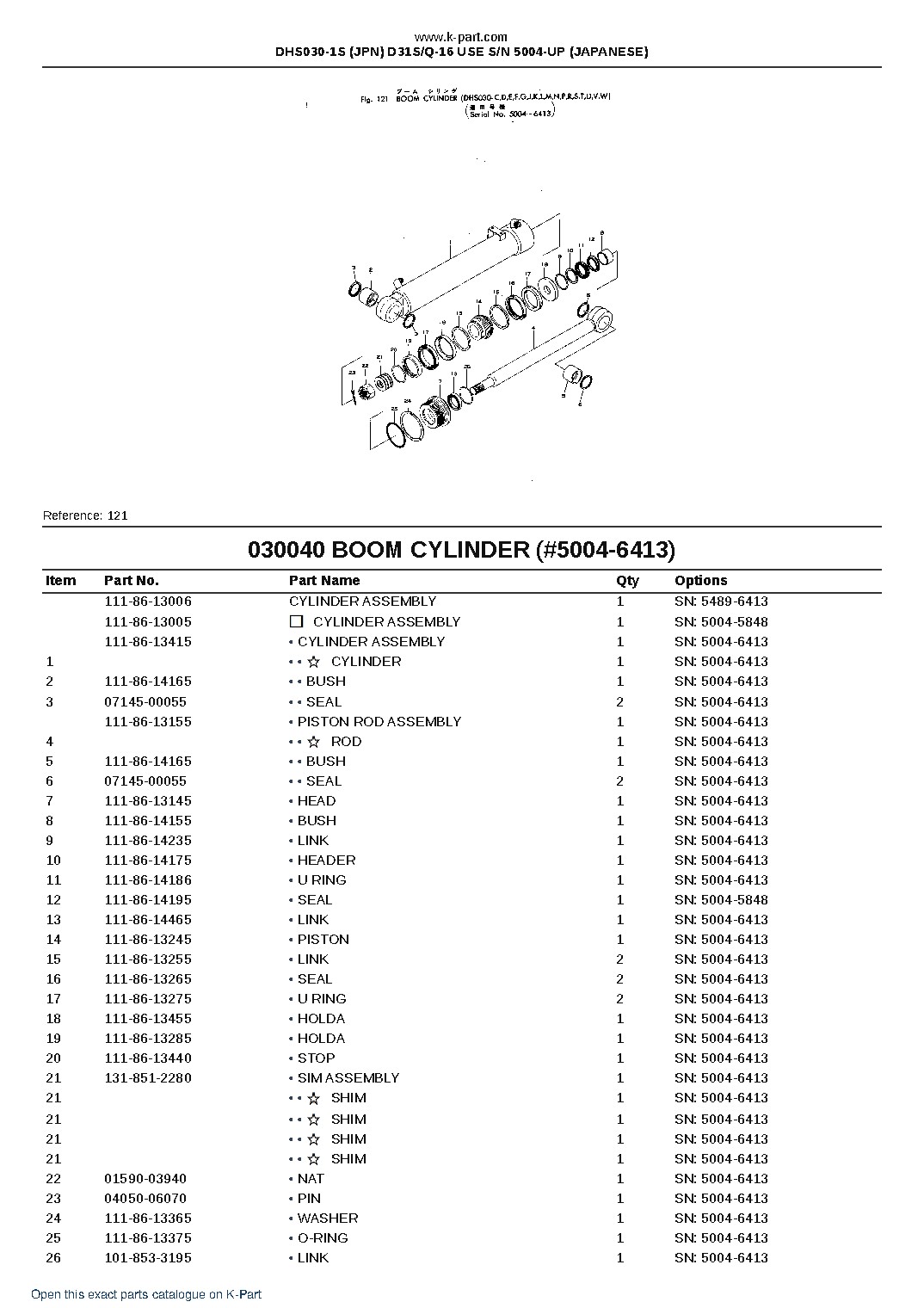 DHS030-1S (JPN) D31S/Q-16 USE S/N 5004-UP (JAPANESE) – sample page 6