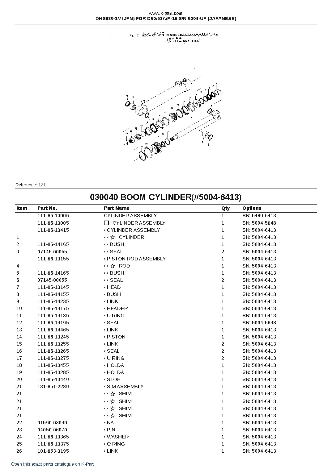 DHS030-1V (JPN) FOR D50/53A/P-16 S/N 5004-UP (JAPANESE) – sample page 6
