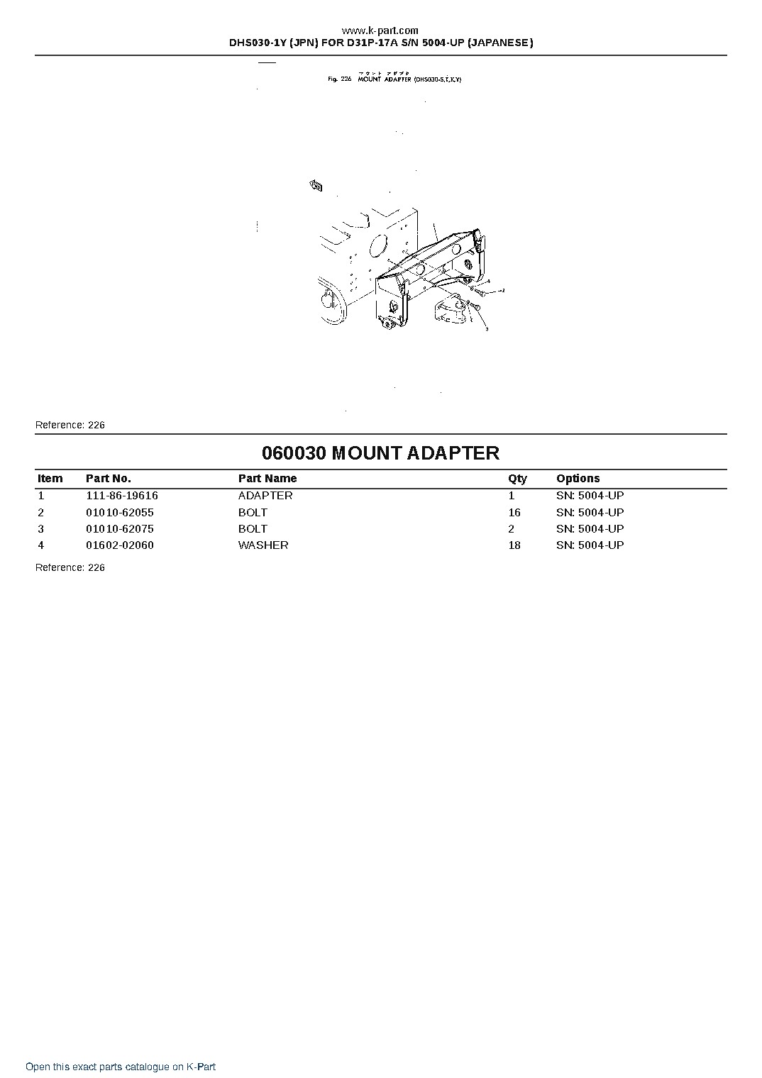 DHS030-1Y (JPN) FOR D31P-17A S/N 5004-UP (JAPANESE) – sample page 10 DHS030-1Y (JPN) FOR D31P-17A S/N 5004-UP (JAPANESE) – sample page 10