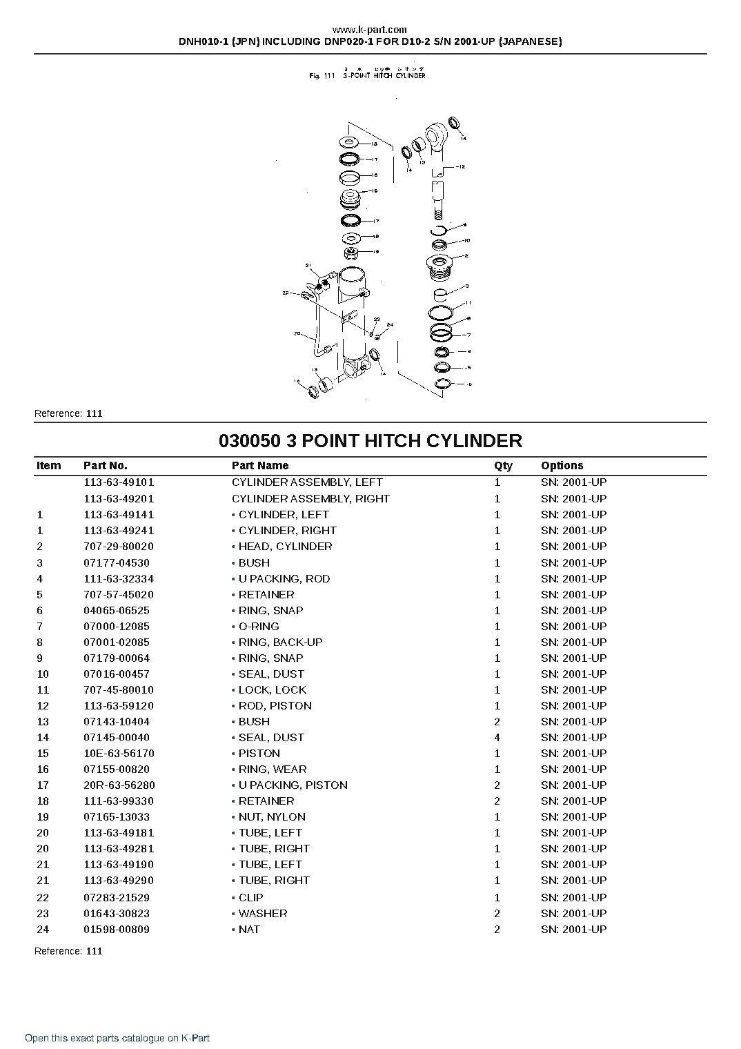 DNH010-1 (JPN) INCLUDING DNP020-1 FOR D10-2 S/N 2001-UP (JAPANESE) – sample page 7