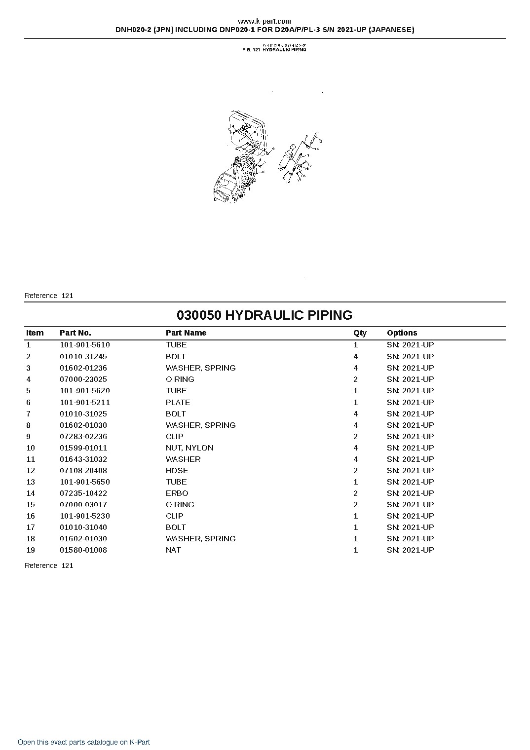 DNH020-2 (JPN) INCLUDING DNP020-1 FOR D20A/P/PL-3 S/N 2021-UP (JAPANESE) – sample page 8