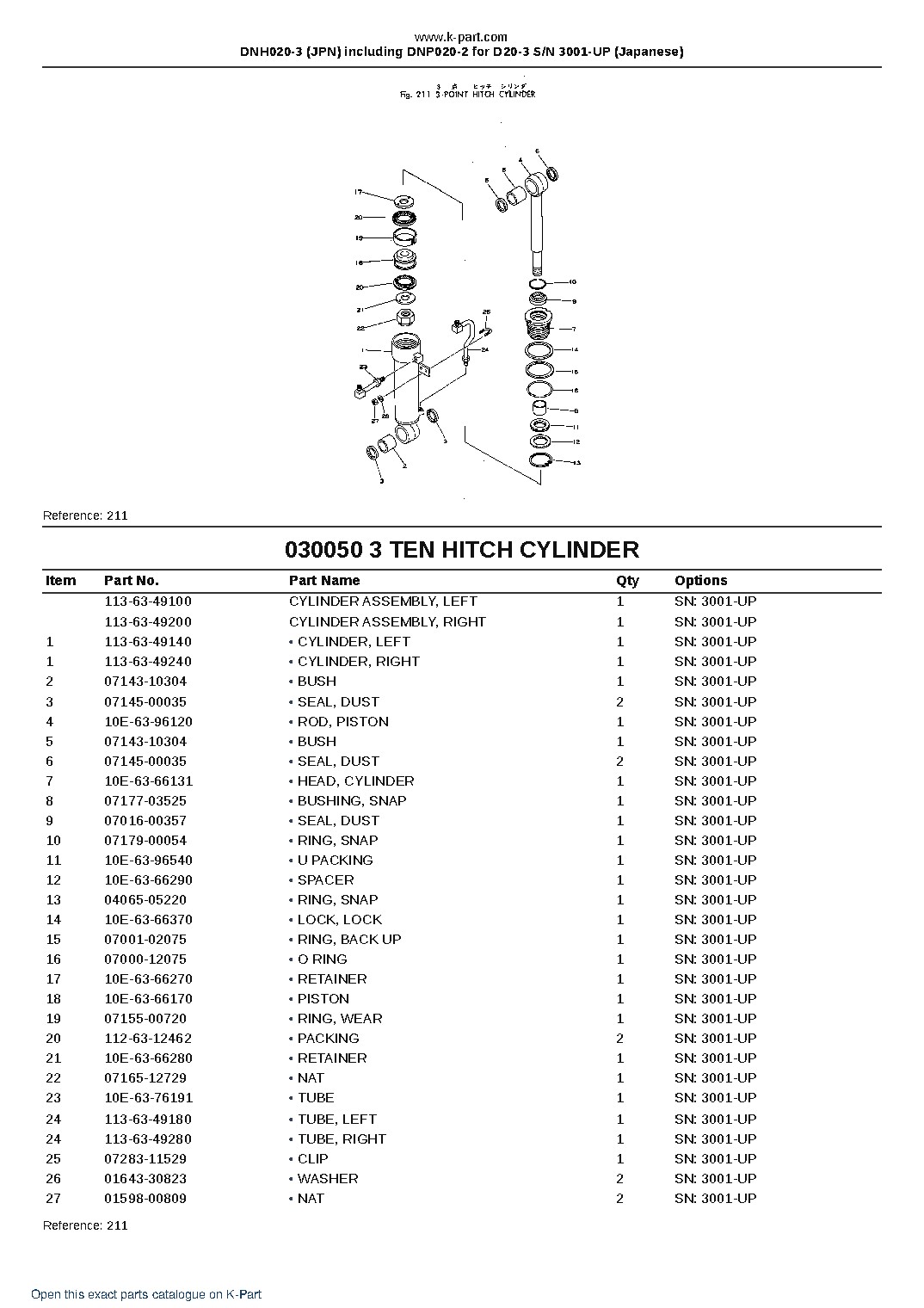 DNH020-3 (JPN) including DNP020-2 for D20-3 S/N 3001-UP (Japanese) – sample page 9