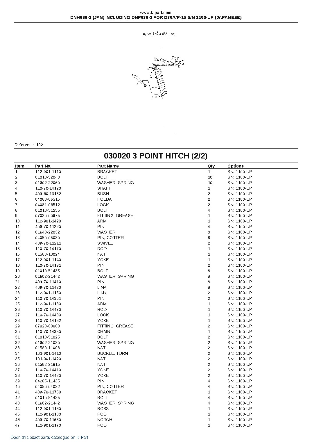 DNH030-2 (JPN) INCLUDING DNP030-2 FOR D30A/P-15 S/N 1100-UP (JAPANESE) – sample page 3