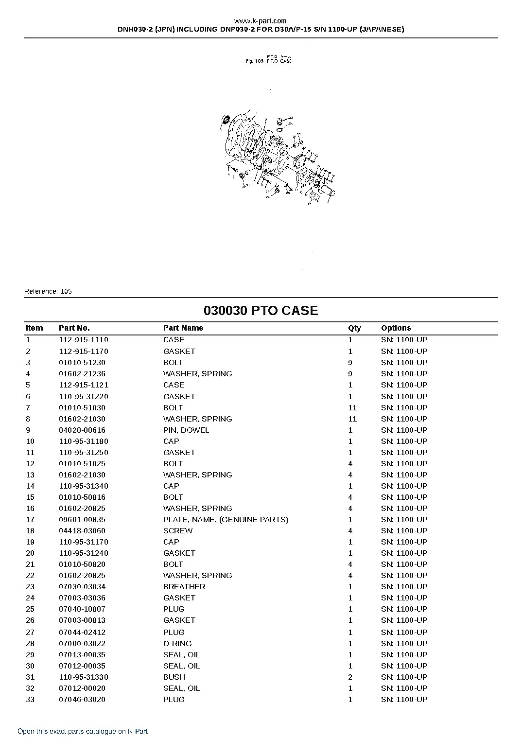 DNH030-2 (JPN) INCLUDING DNP030-2 FOR D30A/P-15 S/N 1100-UP (JAPANESE) – sample page 5