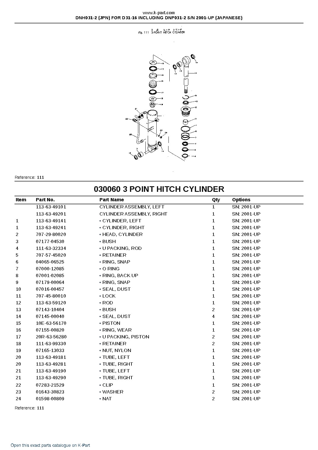 DNH031-2 (JPN) FOR D31-16 INCLUDING DNP031-2 S/N 2001-UP (JAPANESE) – sample page 10