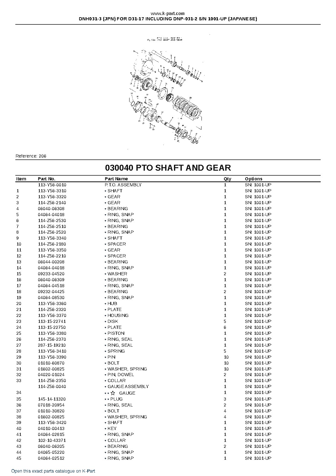 DNH031-3 (JPN) FOR D31-17 INCLUDING DNP-031-2 S/N 1001-UP (JAPANESE) – sample page 7