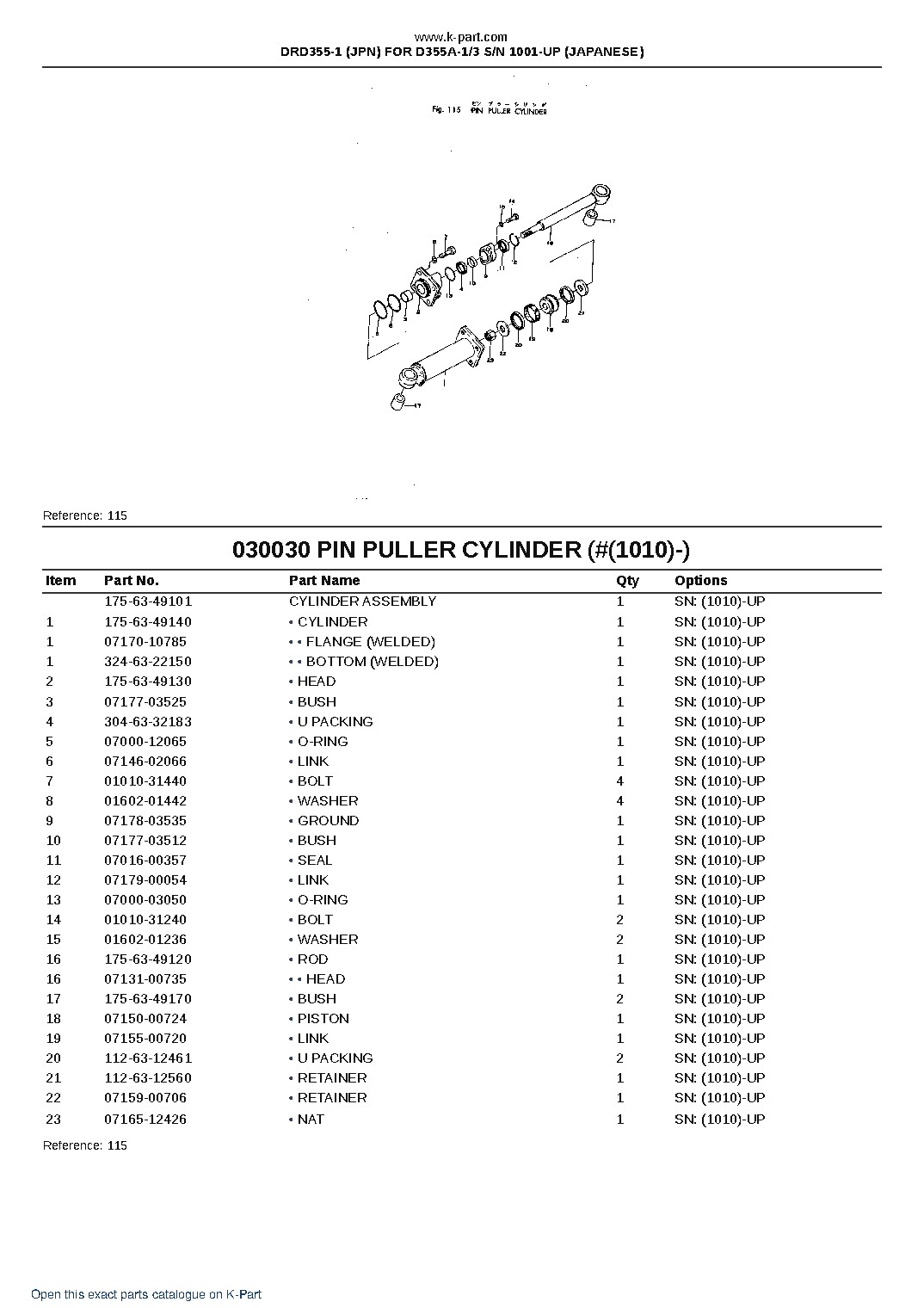 DRD355-1 (JPN) FOR D355A-1/3 S/N 1001-UP (JAPANESE) – sample page 5