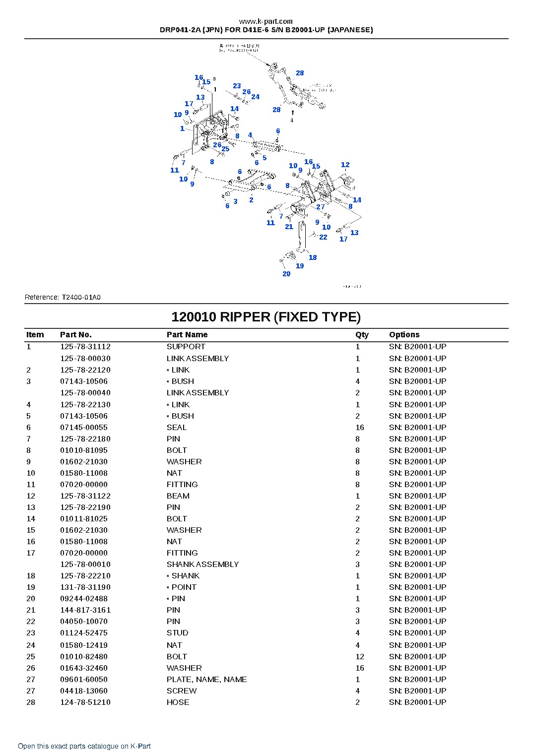 DRP041-2A (JPN) FOR D41E-6 S/N B20001-UP (JAPANESE) – sample page 7