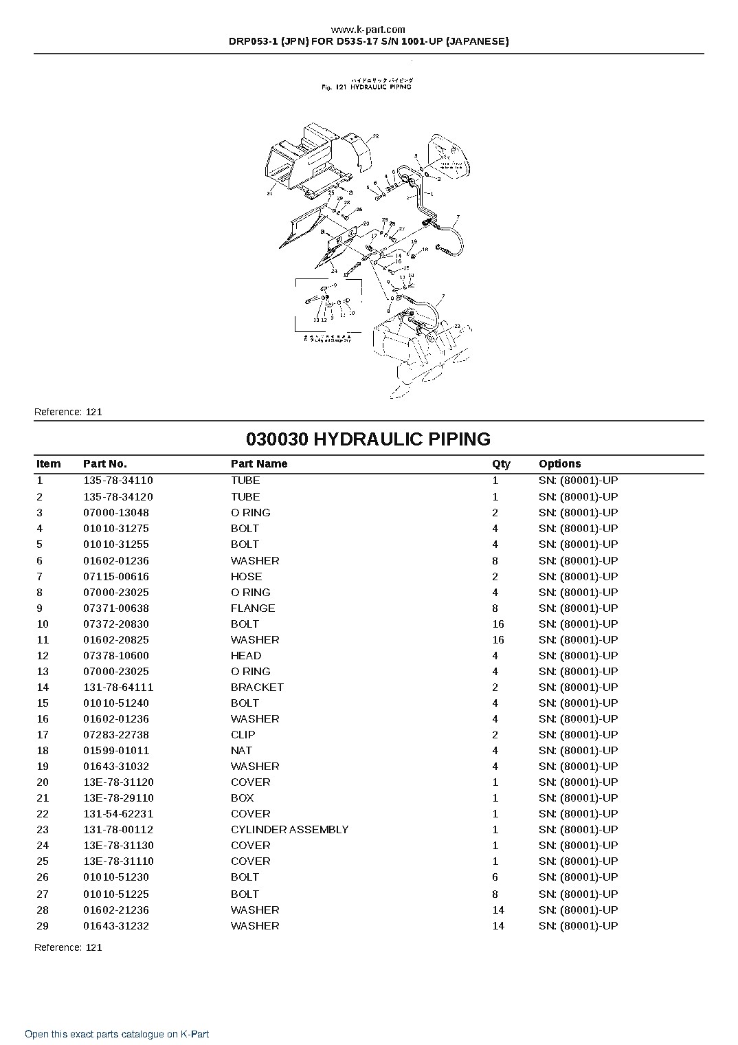 DRP053-1 (JPN) FOR D53S-17 S/N 1001-UP (JAPANESE) – sample page 4
