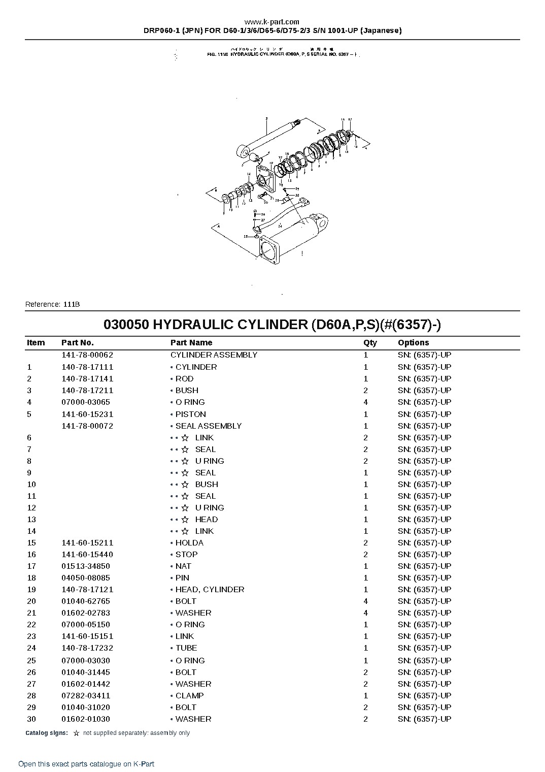 DRP060-1 (JPN) FOR D60-1/3/6/D65-6/D75-2/3 S/N 1001-UP (Japanese) – sample page 9
