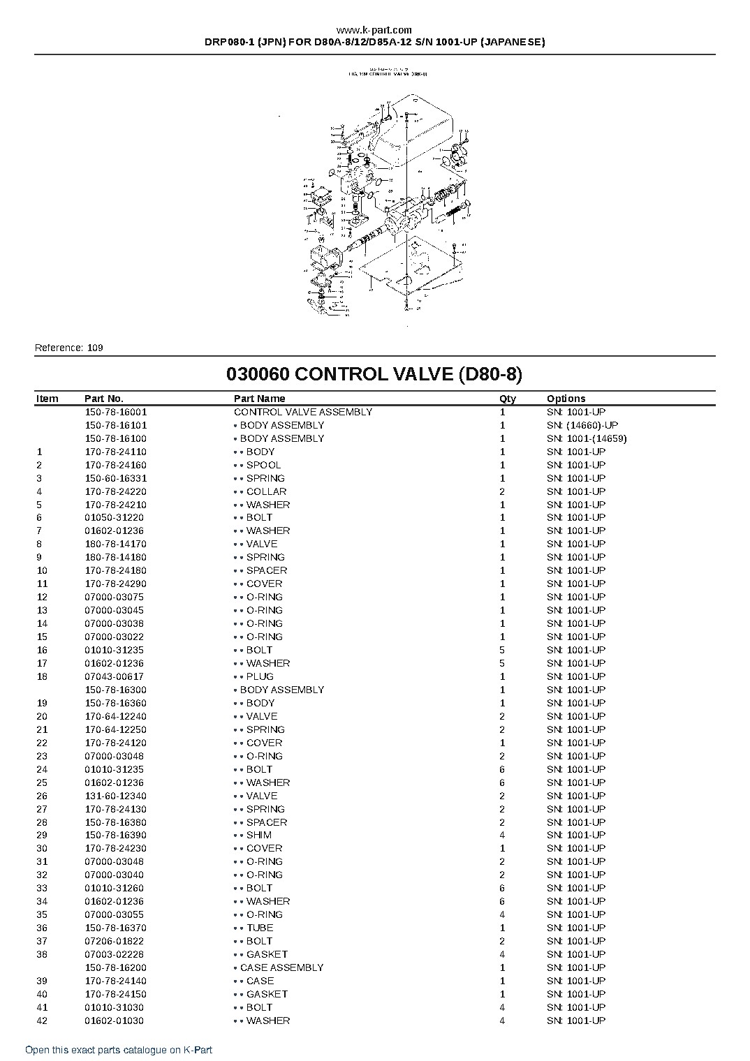 DRP080-1 (JPN) FOR D80A-8/12/D85A-12 S/N 1001-UP (JAPANESE) – sample page 10