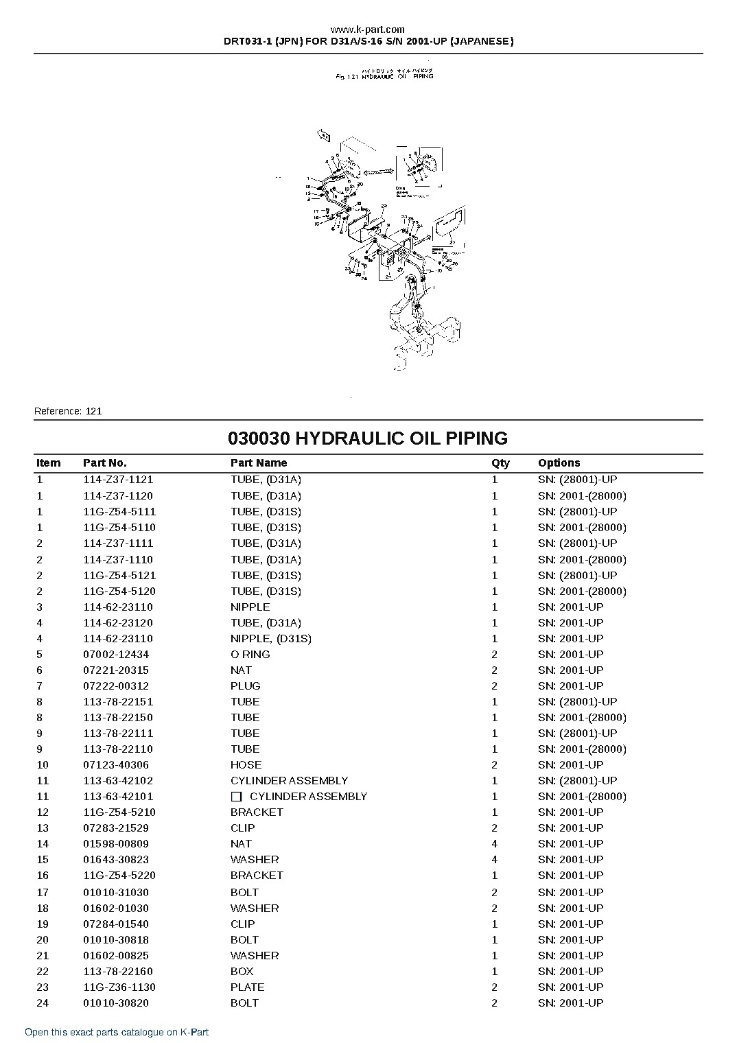 DRT031-1 (JPN) FOR D31A/S-16 S/N 2001-UP (JAPANESE) – sample page 3 DRT031-1 (JPN) FOR D31A/S-16 S/N 2001-UP (JAPANESE) – sample page 3