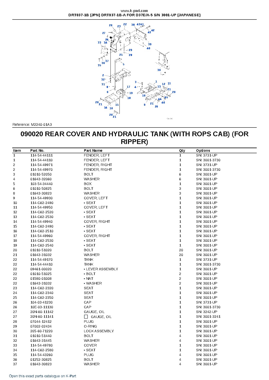 DRT037-1B (JPN) DRT037-1B-A FOR D37E/A-5 S/N 3001-UP (JAPANESE) – sample page 10 DRT037-1B (JPN) DRT037-1B-A FOR D37E/A-5 S/N 3001-UP (JAPANESE) – sample page 10