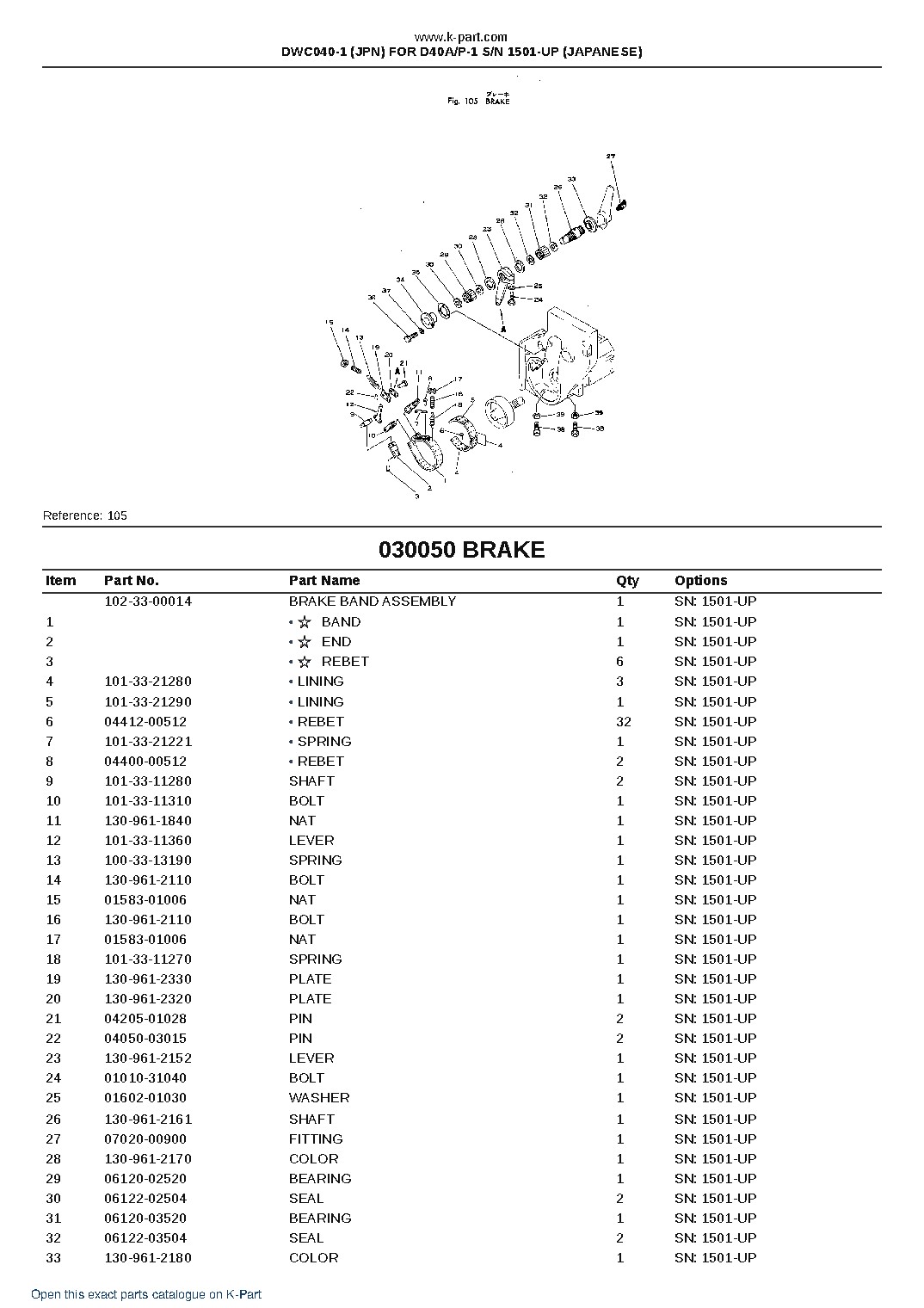 DWC040-1 (JPN) FOR D40A/P-1 S/N 1501-UP (JAPANESE) – sample page 9