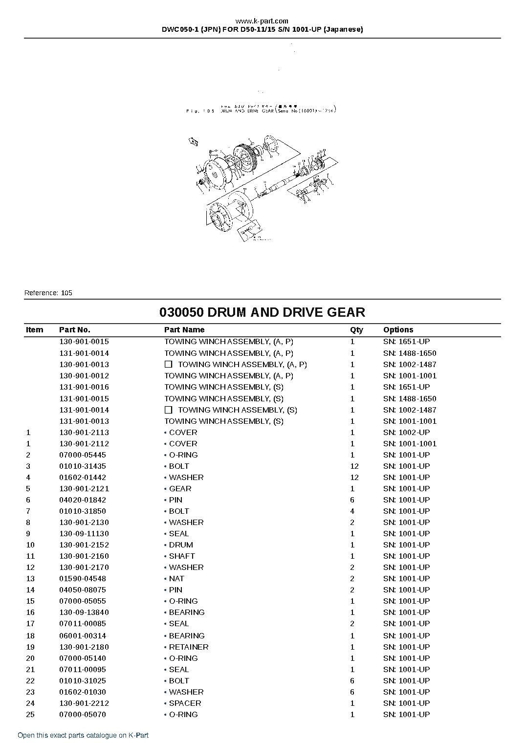 DWC050-1 (JPN) FOR D50-11/15 S/N 1001-UP (Japanese) – sample page 8