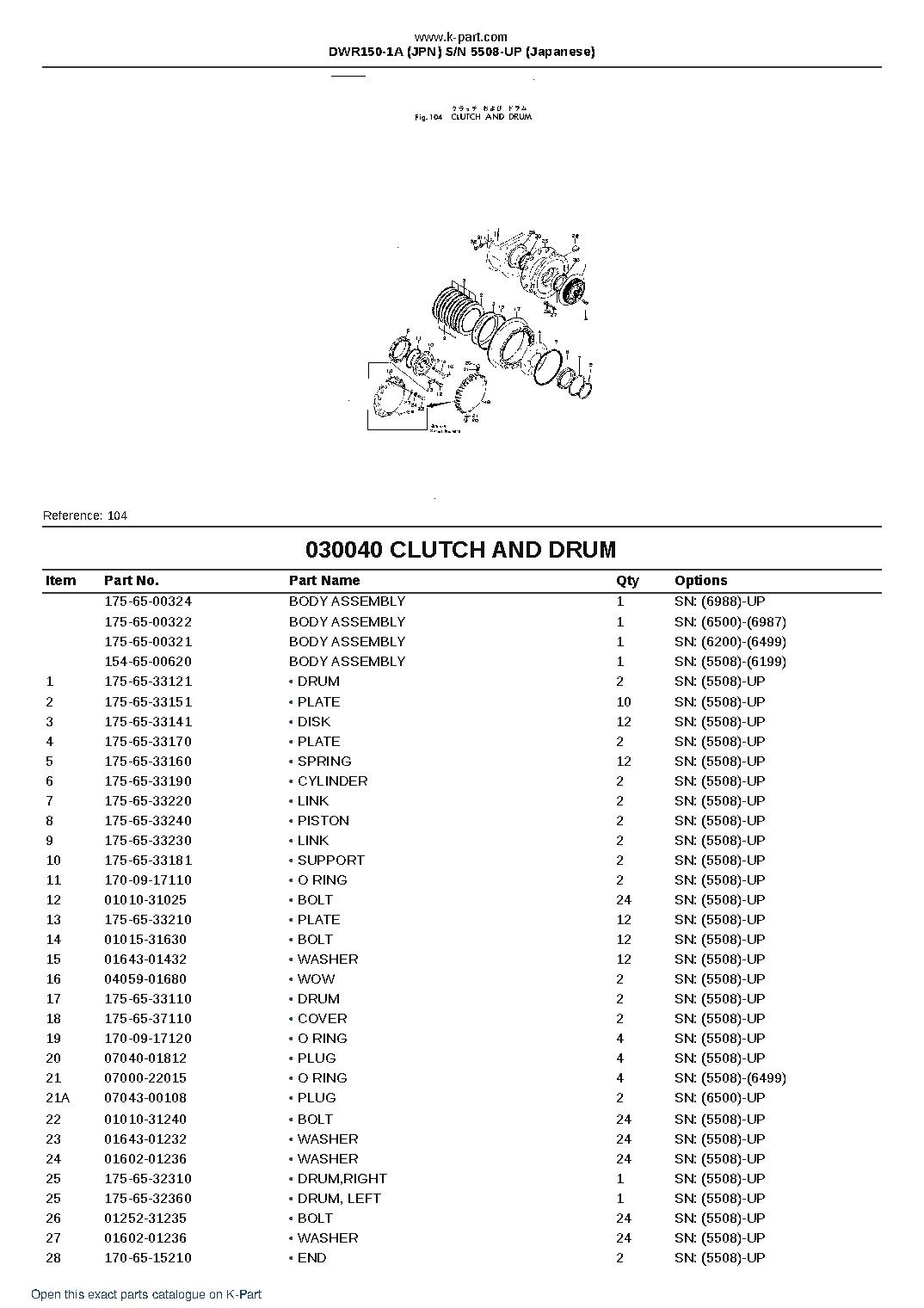 DWR150-1A (JPN)  S/N 5508-UP (Japanese) – sample page 6